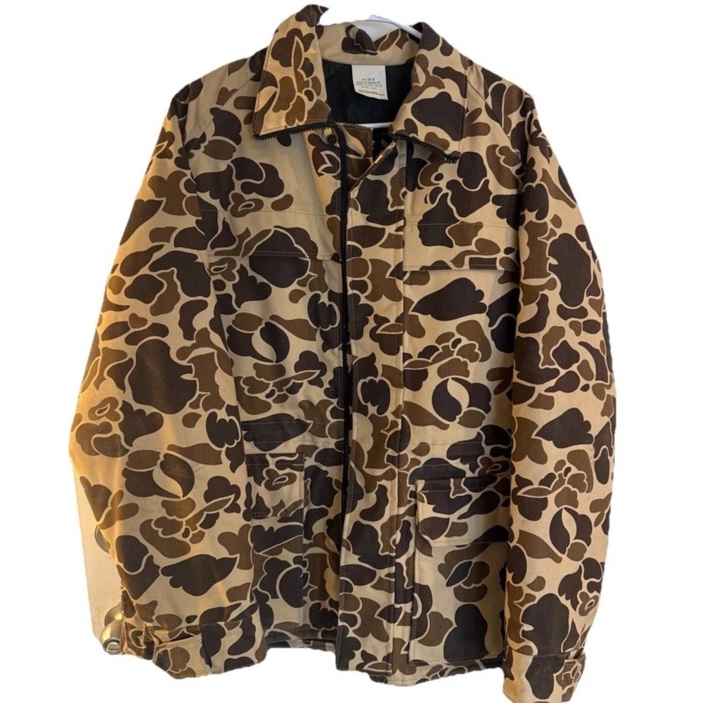Vintage Walls Brand Duck Camo Hunting Jacket Medium 38-40 USA Made 1980s